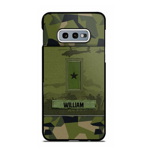 Personalized Swedish Veterans/Soldier Camo Phone Case Printed 22SEP-DT12