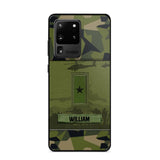 Personalized Swedish Veterans/Soldier Camo Phone Case Printed 22SEP-DT12