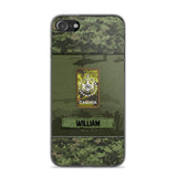 Personalized Canadian Veterans/Soldier Camo Phone Case Printed 22SEP-DT12