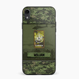 Personalized Canadian Veterans/Soldier Camo Phone Case Printed 22SEP-DT12