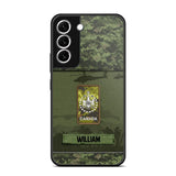 Personalized Canadian Veterans/Soldier Camo Phone Case Printed 22SEP-DT12