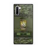 Personalized Canadian Veterans/Soldier Camo Phone Case Printed 22SEP-DT12