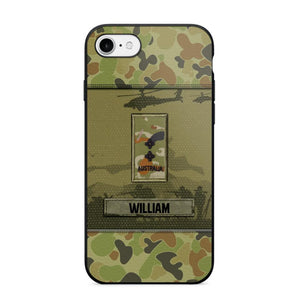 Personalized Australian Veterans/Soldier Camo Phone Case Printed 22SEP-DT12