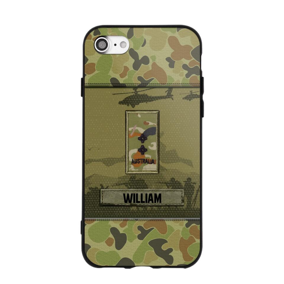 Personalized Australian Veterans/Soldier Camo Phone Case Printed 22SEP-DT12