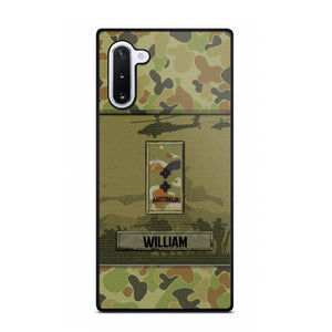 Personalized Australian Veterans/Soldier Camo Phone Case Printed 22SEP-DT12