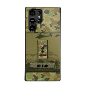 Personalized Australian Veterans/Soldier Camo Phone Case Printed 22SEP-DT12