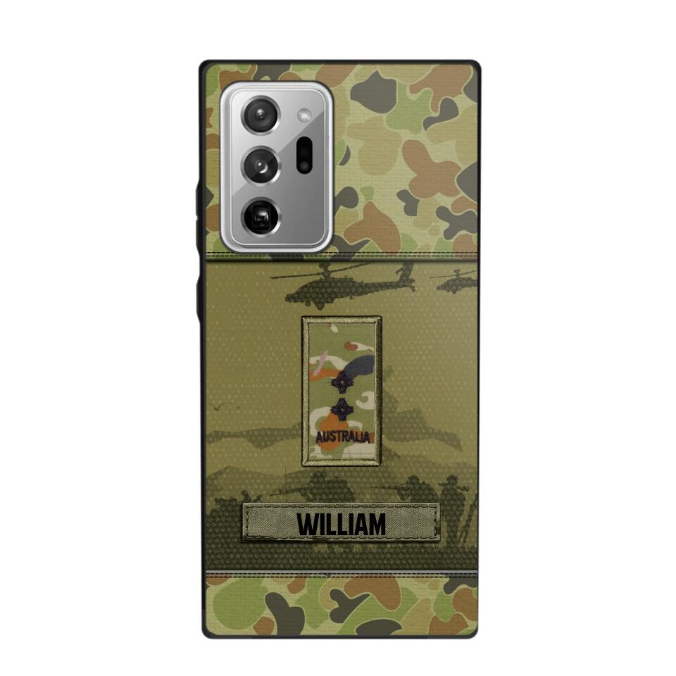 Personalized Australian Veterans/Soldier Camo Phone Case Printed 22SEP-DT12