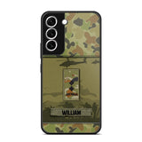 Personalized Australian Veterans/Soldier Camo Phone Case Printed 22SEP-DT12