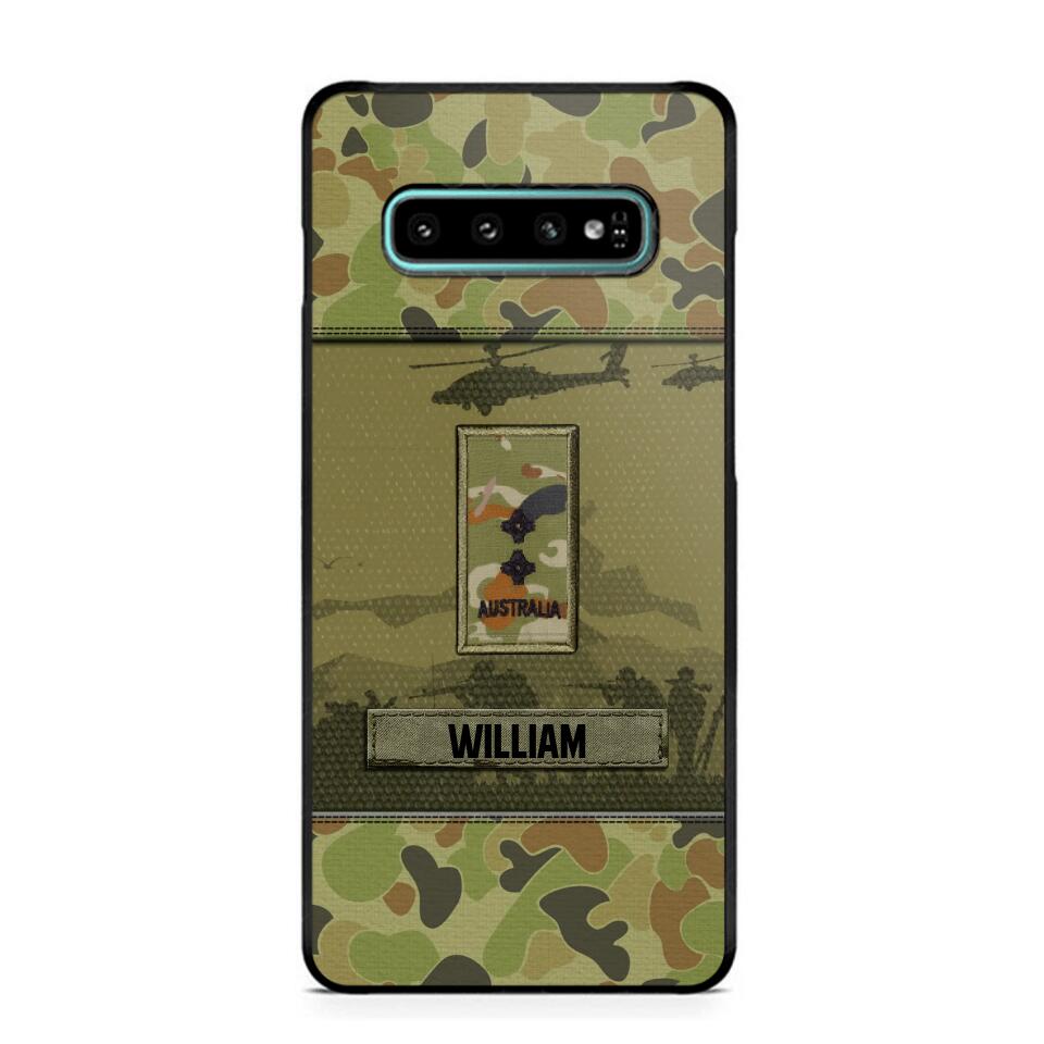 Personalized Australian Veterans/Soldier Camo Phone Case Printed 22SEP-DT12