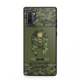 Personalized Canadian Veterans/Soldier Spartan Camo Phone Case Printed 22SEP-HY12