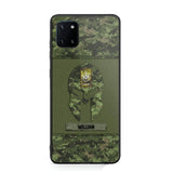 Personalized Canadian Veterans/Soldier Spartan Camo Phone Case Printed 22SEP-HY12