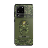 Personalized Canadian Veterans/Soldier Spartan Camo Phone Case Printed 22SEP-HY12