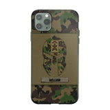 Personalized Swiss Veterans/Soldier Spartan Camo Phone Case Printed 22SEP-HY12