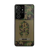 Personalized Swiss Veterans/Soldier Spartan Camo Phone Case Printed 22SEP-HY12