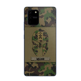 Personalized Swiss Veterans/Soldier Spartan Camo Phone Case Printed 22SEP-HY12