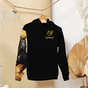 Personalized Friesian Horse Customized Hoodie 3D Printed DTDH1209