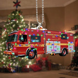 Personalized Image Canadian Firefighter Ornament Printed 22SEP-HY14