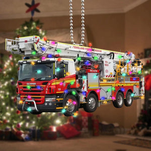 Personalized Image Australian Firefighter Ornament Printed 22SEP-HY14