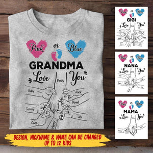 Personalized Grandma Love You Tshirt Printed 22SEP-MA13