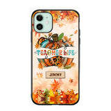 Personalized Teacher Life Halloween Fall Autum Phonecase 3D Printed QTMA1409