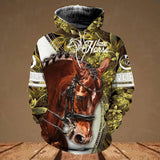 Personalized Horse Lover Colorful Sparkling Great Hoodie 3D Printed 22SEP-HQ15