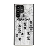 Personalized Grandma Mom Nana Spider Kid Name Phonecase 3D Printed QTVQ2009