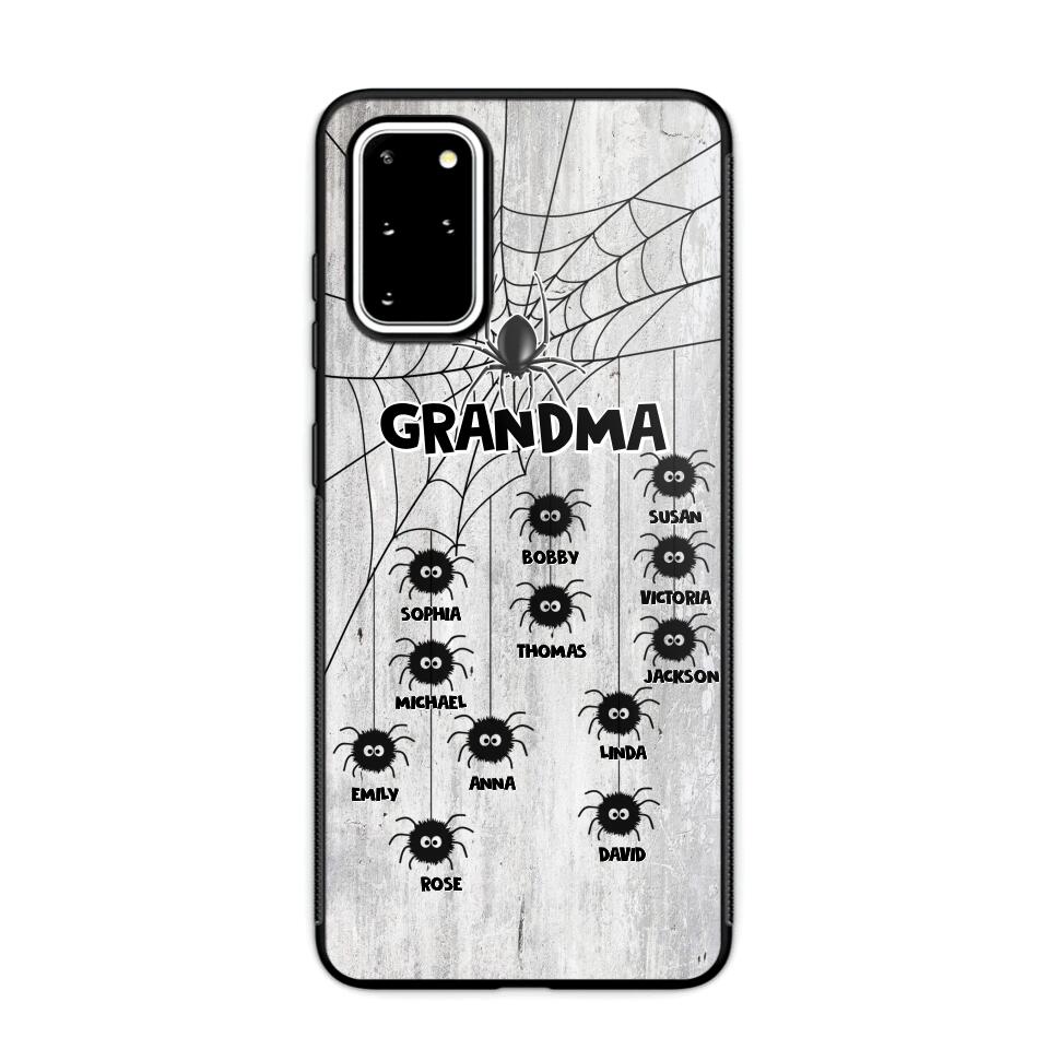 Personalized Grandma Mom Nana Spider Kid Name Phonecase 3D Printed QTVQ2009