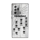 Personalized Grandma Mom Nana Spider Kid Name Phonecase 3D Printed QTVQ2009