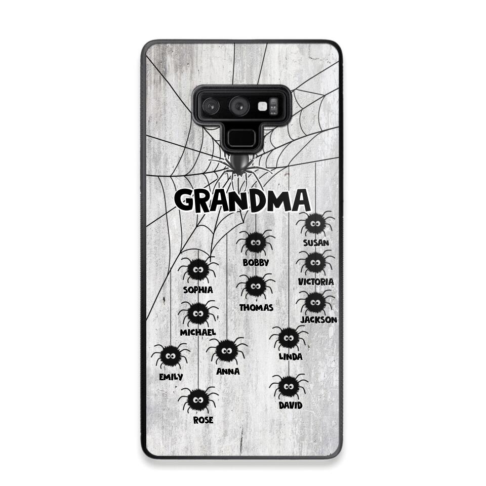 Personalized Grandma Mom Nana Spider Kid Name Phonecase 3D Printed QTVQ2009