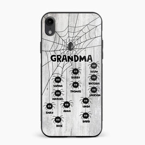 Personalized Grandma Mom Nana Spider Kid Name Phonecase 3D Printed QTVQ2009