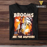 Personalized Brooms Are For Amateurs Horse Riding Tshirt Printed QTDT2109