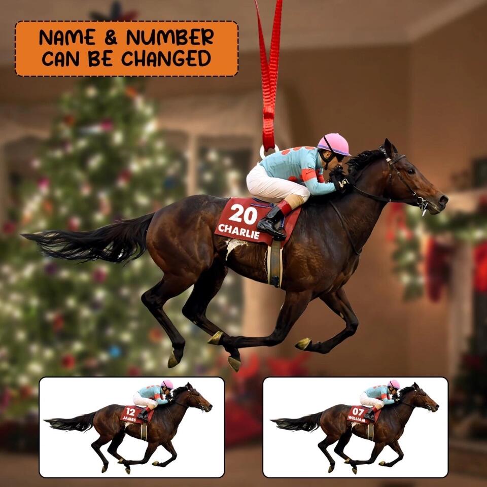 Personalized Imager Horse Lover Christmass Ornament Printed 22SEP-HY20