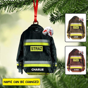 Personalized Poland Firefighter Christmas Ornament Printed 22SEP-HY21