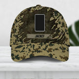Personalized Finland Veteran/ Solider Camo Rank Peaked Cap 3D Printed QTDT2409