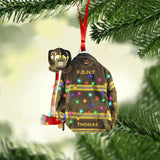 Personalized US Firefighter Wood Ornament Printed 22SEP-HY26