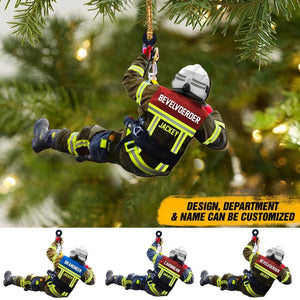 Personalized Netherland Firefighter Christmas Ornament Printed 22SEP-HQ26