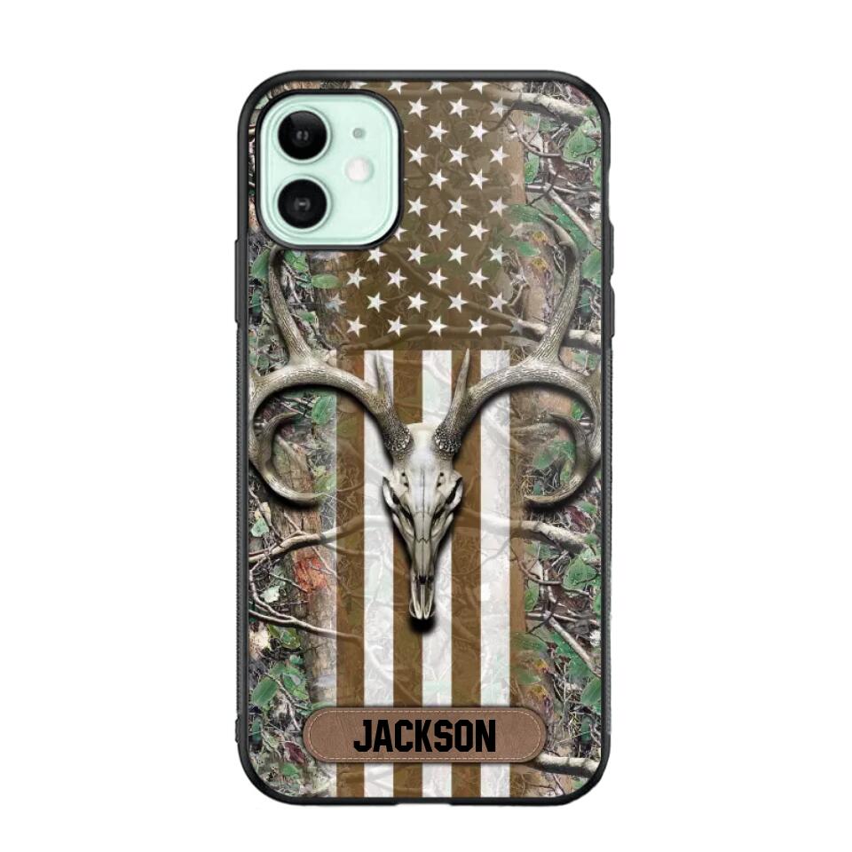 Personalized Deer Hunting Camo Phonecase 3D Printed QTDT2809