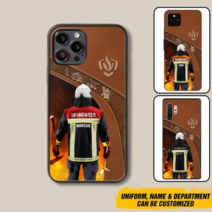 Personalized Netherland Firefighter Phone Case Printed 22SEP-DT29