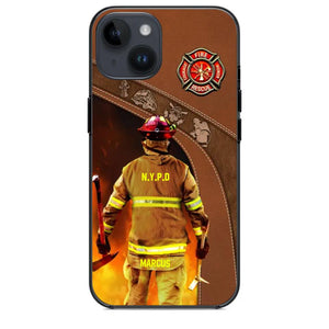 Personalized US Firefighter Phone Case Printed 22SEP-DT29