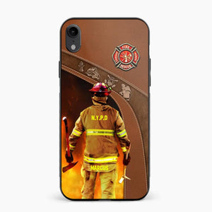 Personalized US Firefighter Phone Case Printed 22SEP-DT29