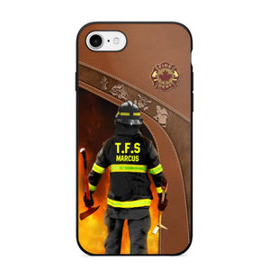 Personalized Canadian Firefighter Phone Case Printed 22SEP-DT30