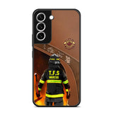 Personalized Canadian Firefighter Phone Case Printed 22SEP-DT30