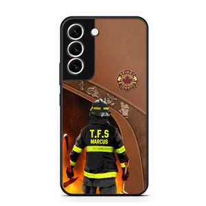 Personalized Canadian Firefighter Phone Case Printed 22SEP-DT30