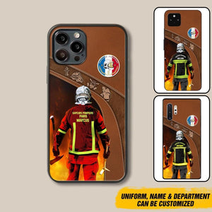 Personalized French Firefighter Phone Case Printed 22SEP-DT30