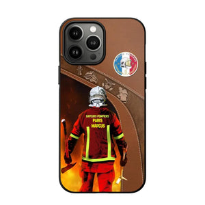 Personalized French Firefighter Phone Case Printed 22SEP-DT30