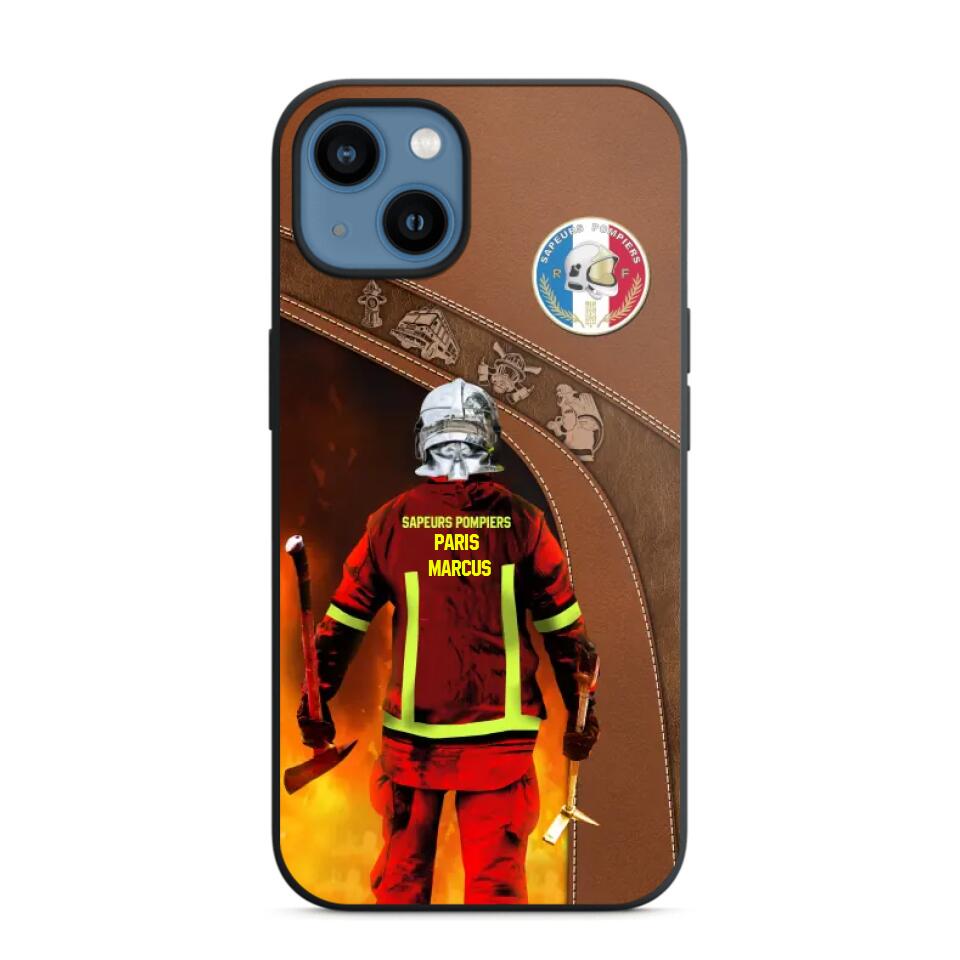 Personalized French Firefighter Phone Case Printed 22SEP-DT30