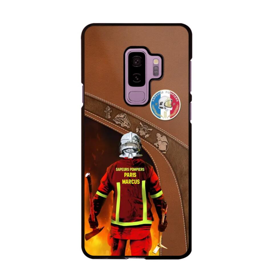 Personalized French Firefighter Phone Case Printed 22SEP-DT30