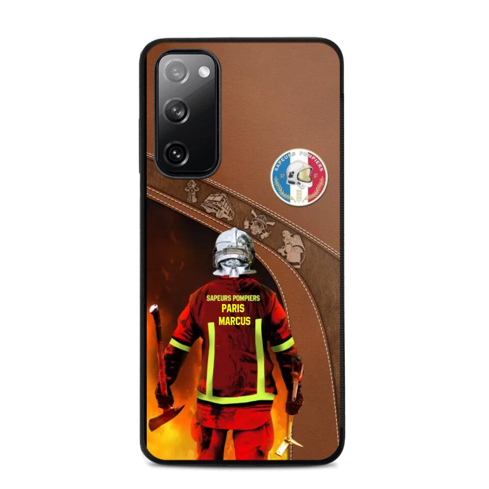 Personalized French Firefighter Phone Case Printed 22SEP-DT30