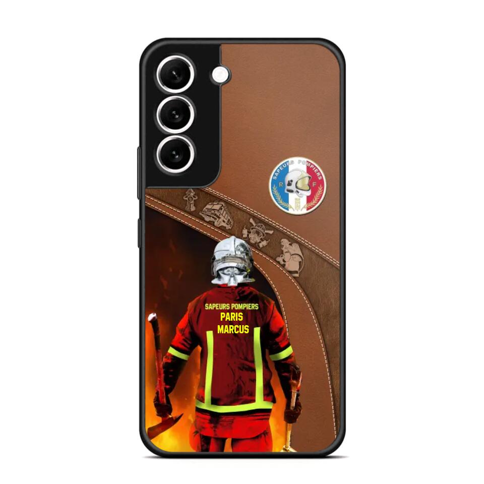 Personalized French Firefighter Phone Case Printed 22SEP-DT30