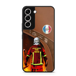 Personalized French Firefighter Phone Case Printed 22SEP-DT30